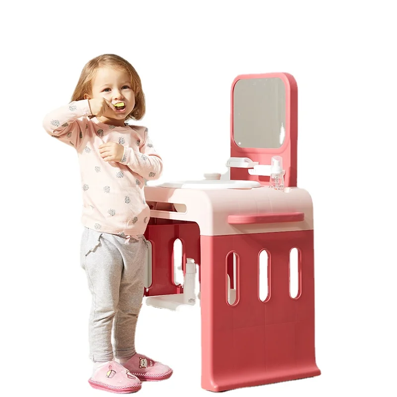 

Yy Baby Early Education Washstand Bathroom Brushing and Washing Hands Washbasin Stand