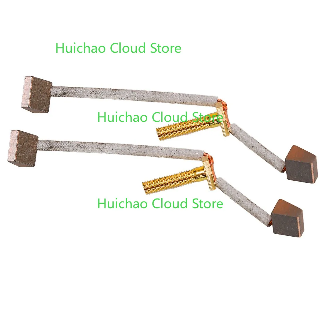 2Pcs Electric Forklift Carbon Brushes Replacement Fit For Noblelift Pump Station Motor Heavy Duty Conductive Parts
