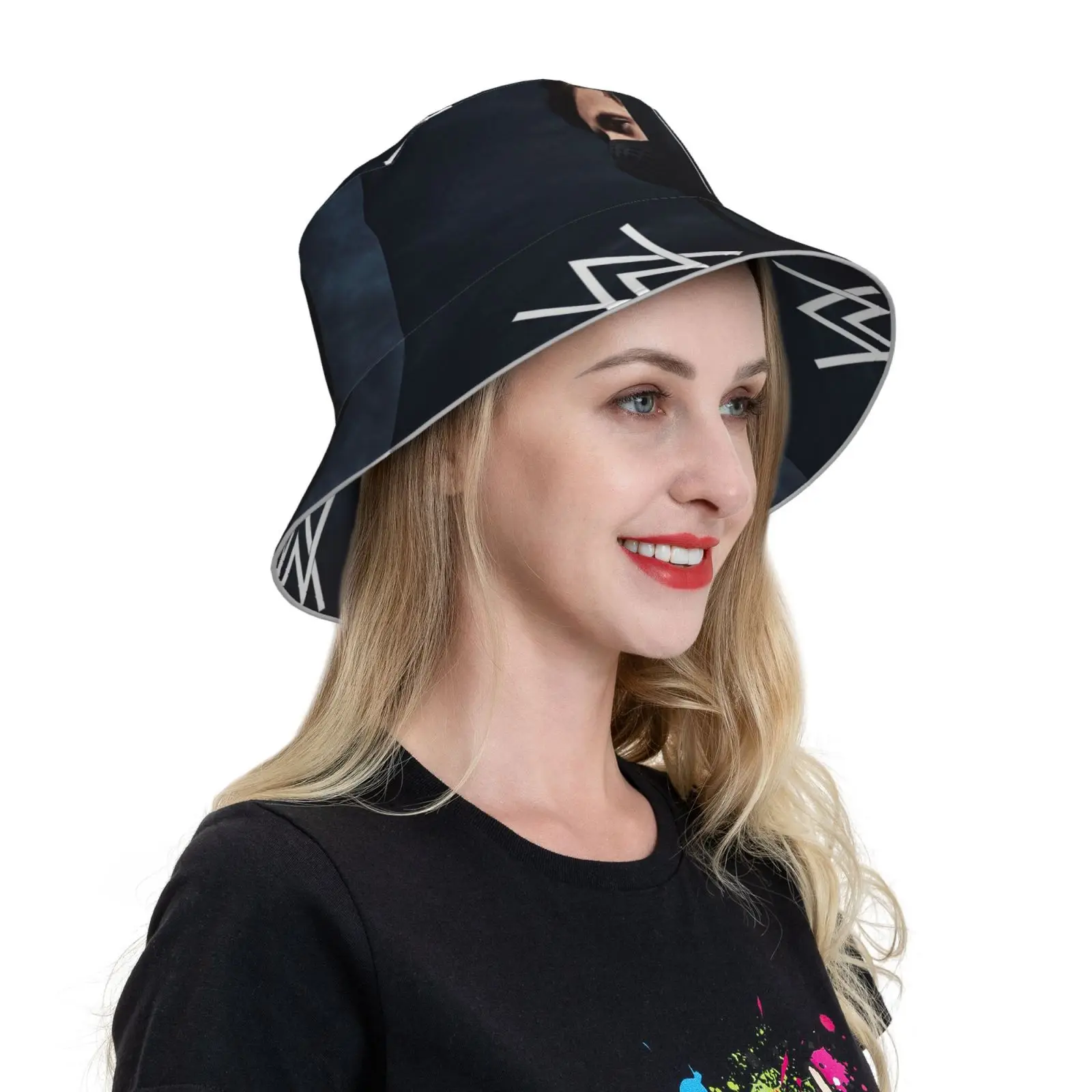 Cap Diy Light Foldable Sunshade Fashion Fisherman Hat Music Dj Walker Alan Edm Faded Alone Olav England Logo Party British