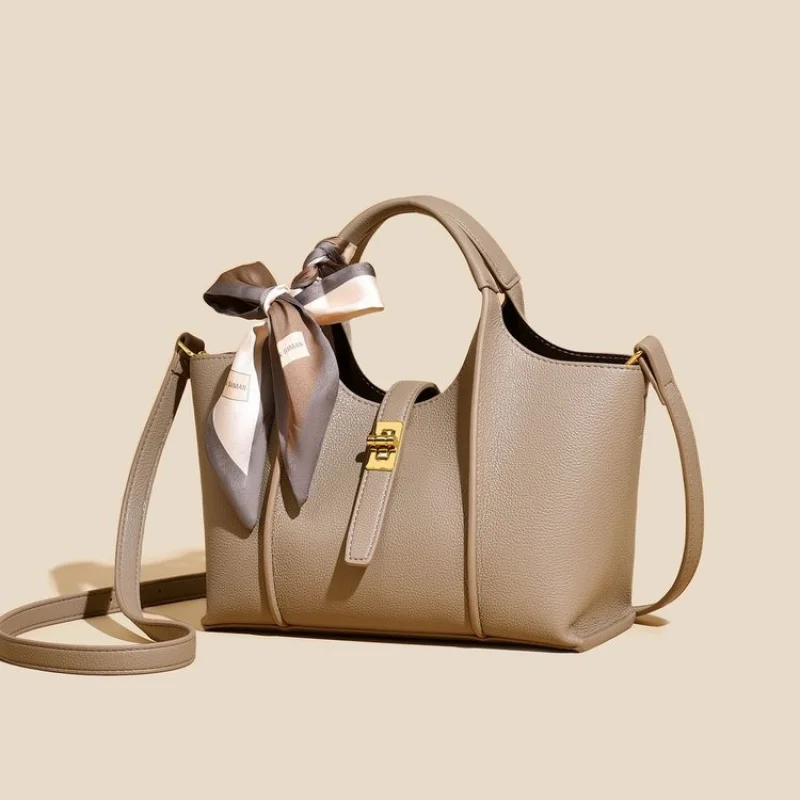 

Стильная сумка через плечо, женская кожаная сумка, опция через плечо с деталями класса люкс, элегантный бренд