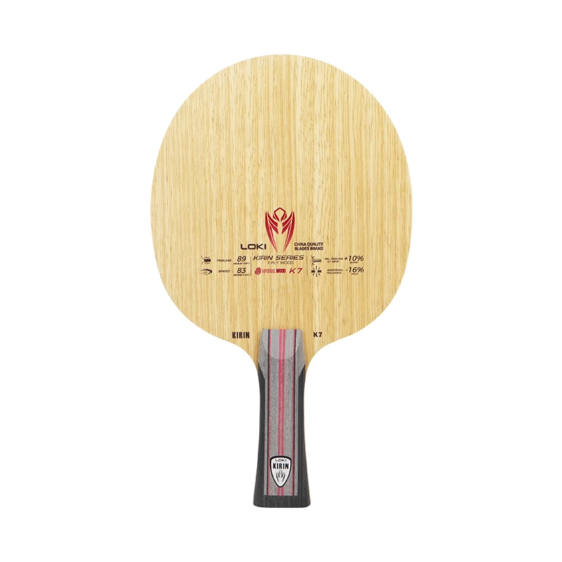 LOKI KIRIN Series Table Tennis Blade K7 7-Ply Pure Wood Ping Pong Paddle for All Players ast Attack OFF+ Table Tennis Racket