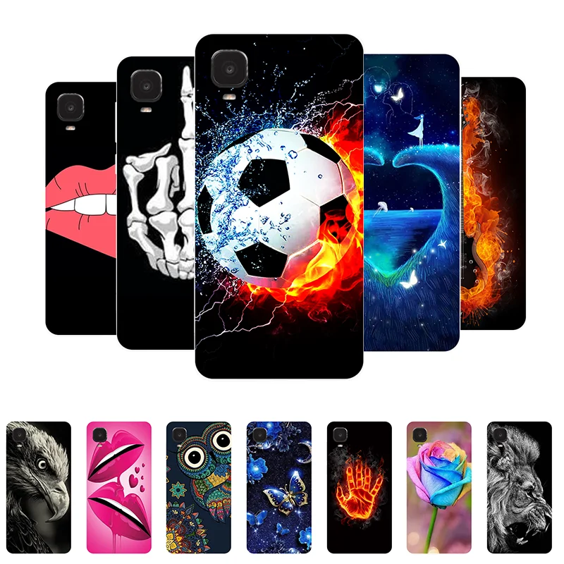 For TCL A3 A509DL Case Football Soft Silicone Back Cases For TCL A30 5102 / TCL A 3 Phone Cases for TCLA3 etui Fundas