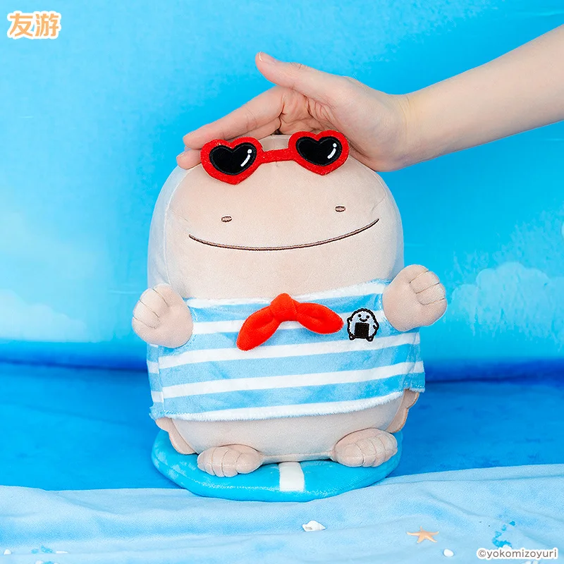 Originale Anime Beach Piccoli animali giocattoli di peluche farciti Cartoon Volpe Lontra Salamander Doll Kawaii Desktop Decor Regalo di compleanno per bambini