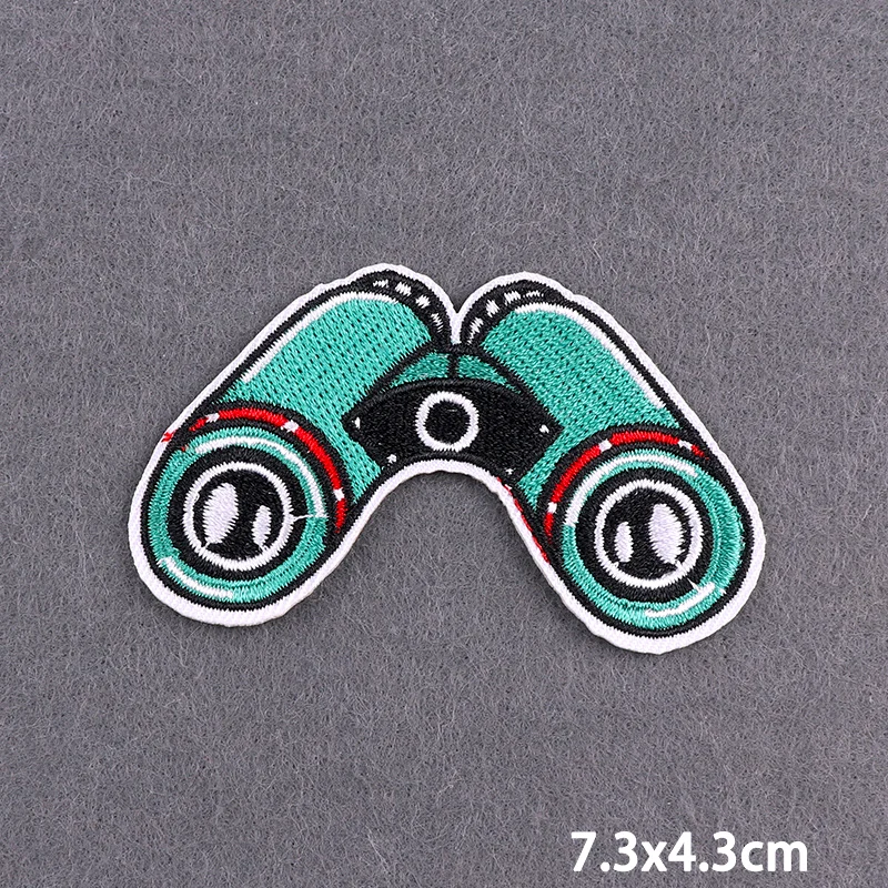 Outdoor-Abenteuer Aufbügelbare Stickerei-Patches für Kleidung, Wandern, Camping, Hochwertige Thermoadhäsive Aufnäher für Kleidung – Detail 4