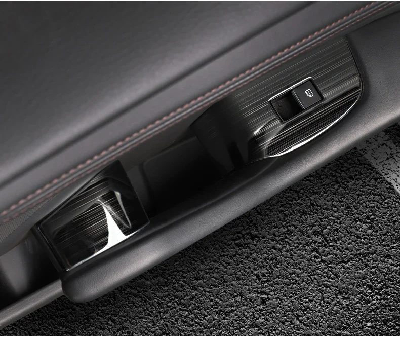 Für Mazda 3 BP 2019 2020 2021 2022 2023 2024 2025 2026 Auto-Fensterheber-Schalter-Panel-Verkleidung Zubehör LHD – Detail 9