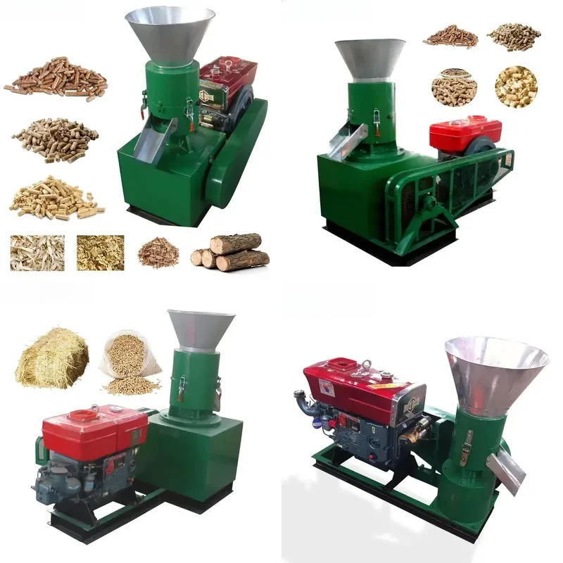 for Wood Pellet Mill Machine High Efficiency Biomass Pelletizer Press for Home Industrial Use Fuel Maker Tool