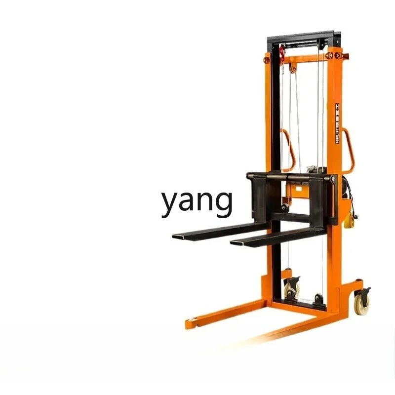 Lhh semi-electric forklift hydraulic lift handling stacker 2 tons 1 ton forklift