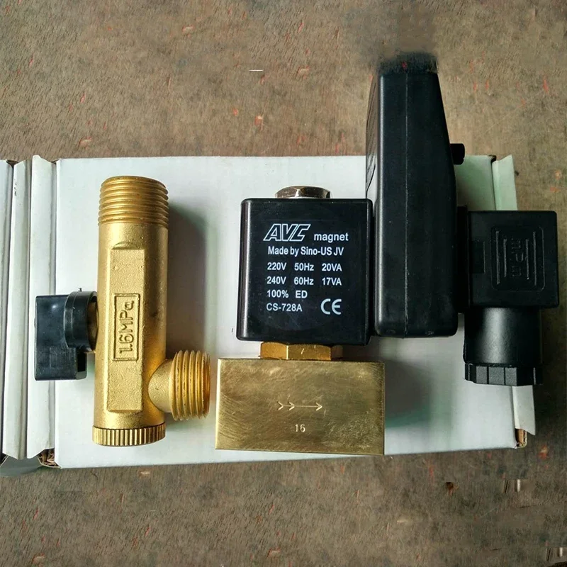

AVC CS-728A Solenoid Coil Electronic Drain/Timer Drain/Automatic Drain 1/2" AC220V 1.6Mpa