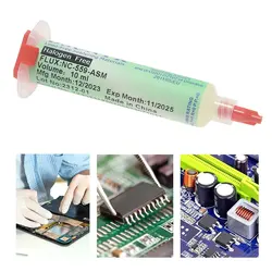 Nc-559-asm Flux Bga Balls  Welding Tools Liquid Solder for Soldering Syringe Solder Paste 10ml Flux for Soldering No Cleaning