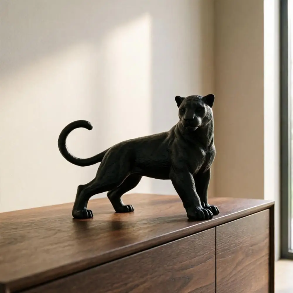 Mini Black Panther Ornament Desktop Black Panther Decor 3d Printed Black Panther Ornament Matte Desktop Figure for Boys