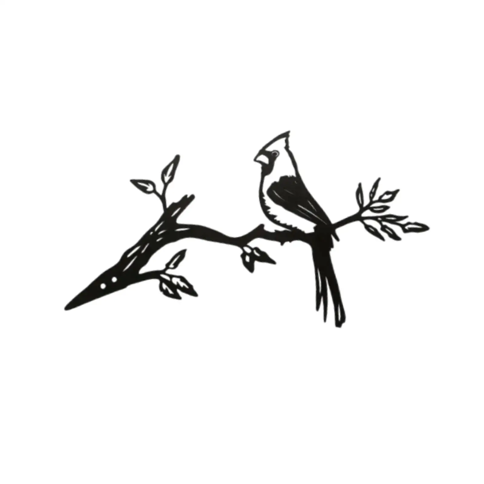 Metal bird decor ornament backyard terrace hall outside the way lawn fence