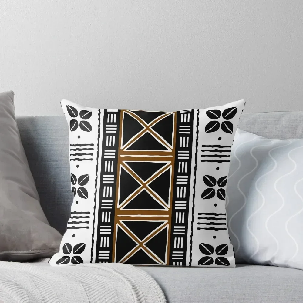 

White African Mud Cloth Fabric Pattern Throw Pillow Cushion Cover Set Decorative Cushion Cover New year Bed pillowcases pillow