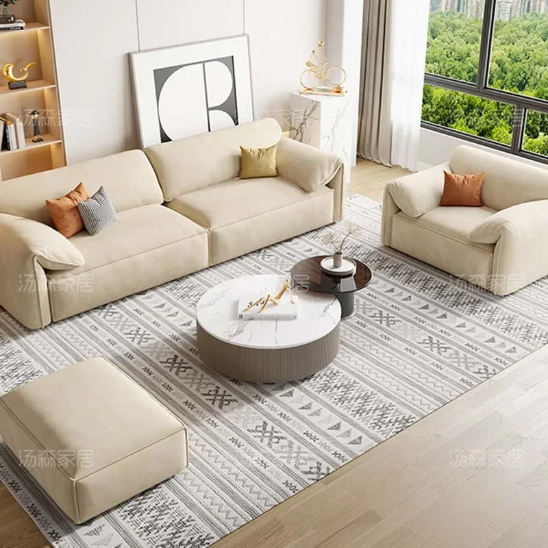 Replica Modern Couches Unique Waterproof Velvet Solid Wood Living Room Sofa Designer Modern Divani Da Soggiorno Trendy Furniture