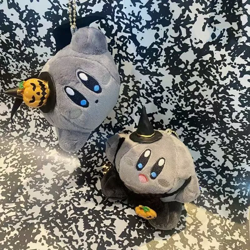 

Новый 11 см Хэллоуин мультфильм аниме Кирби тыква человек черная плюшевая кукла школьная сумка подвеска украшение игрушка DIY автомобильный брелок подарок