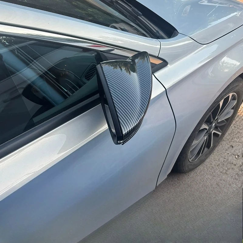 For GAC Empow R 2021-2025 Car Rearview Mirror Cover Wing Cap Exterior Door Trim Adhesive Sticker Horn Side Rear View Mirror Case