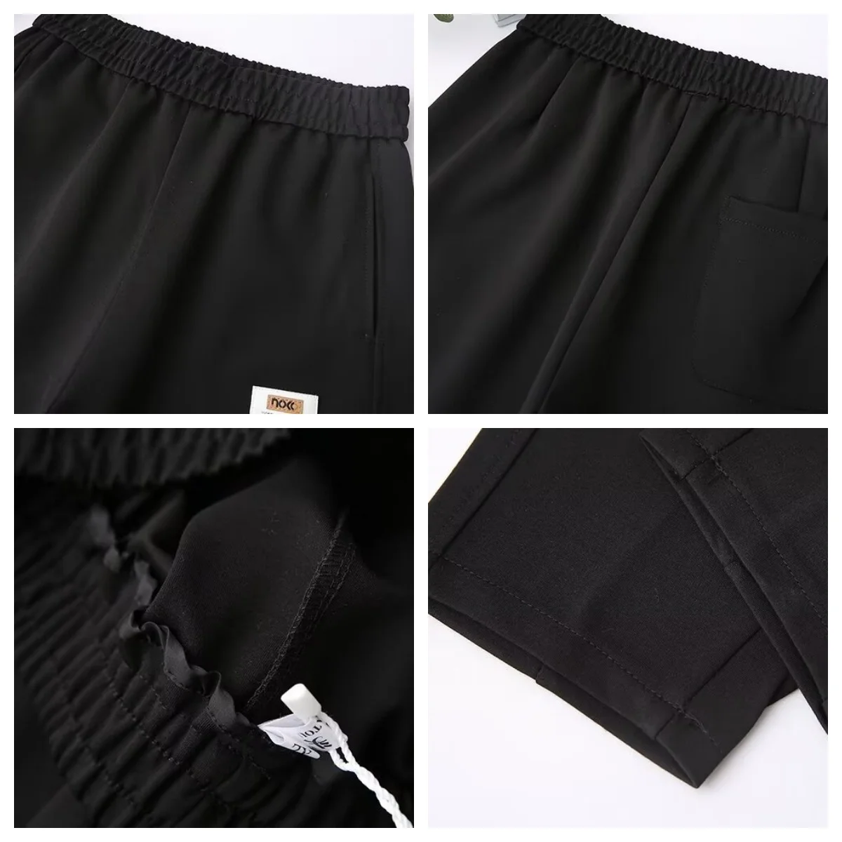 Pantalones informales de talla grande para mujer, calzas holgadas de cintura alta elástica hasta el tobillo, estilo Harem, novedad de verano 2024