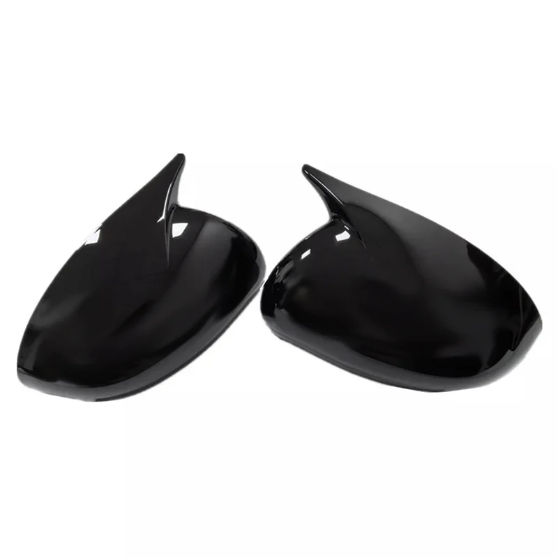 

1Pair Rear View Mirror Housing OX Horn Trim Cover For Kia Rio 2011-2016 Side Door Mirror Shell Caps ABS-A04U