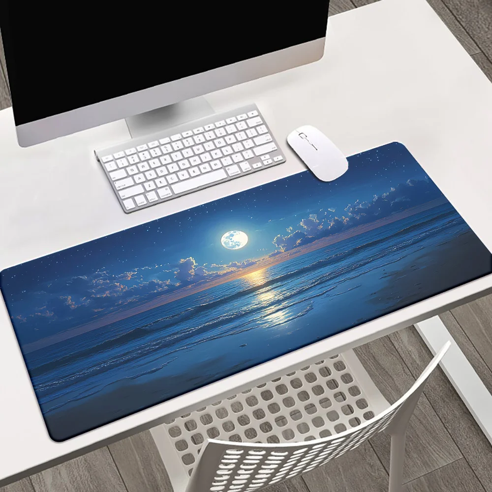 

Sea Moon high-definition Printed XXL game mouse pad Rubber base, multi-functional, suitable for office or computer games