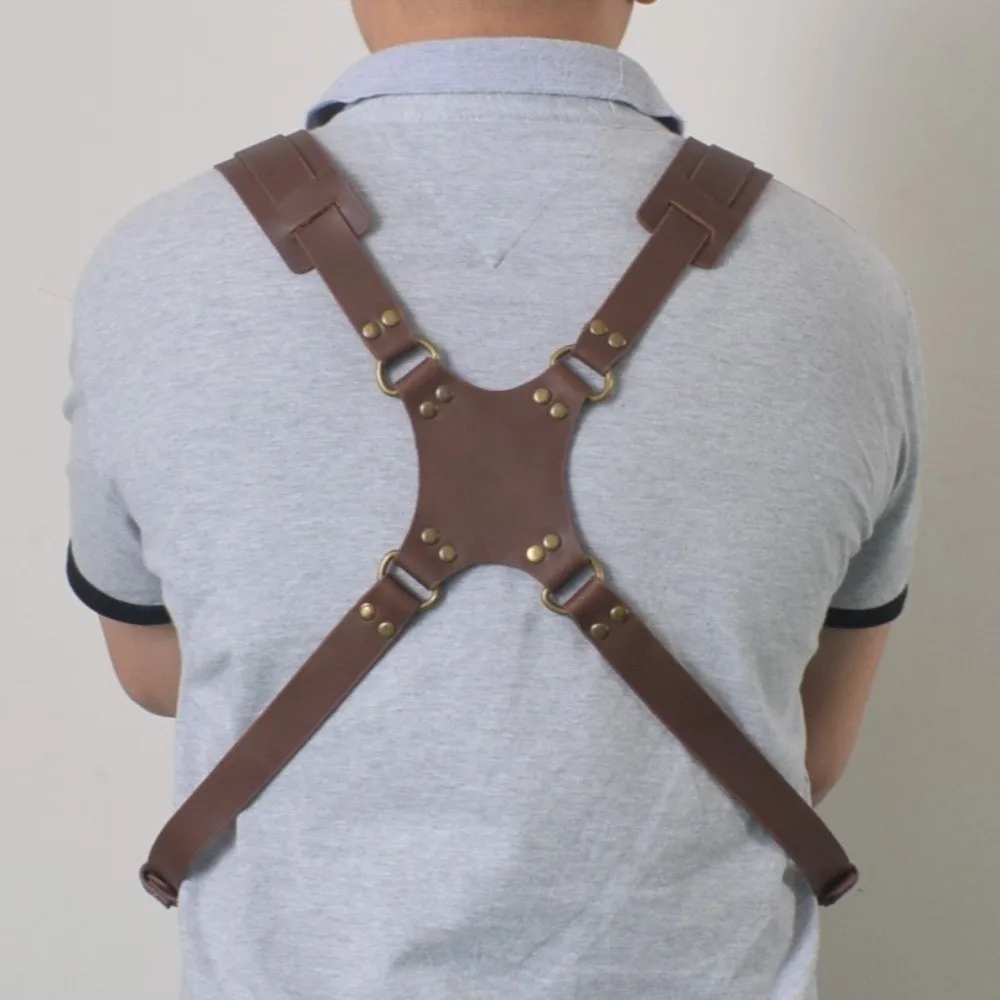 Vintage Camera Harness Comfortable Universal Fit Double Shoulder Strap Left/right Shoulder Durable