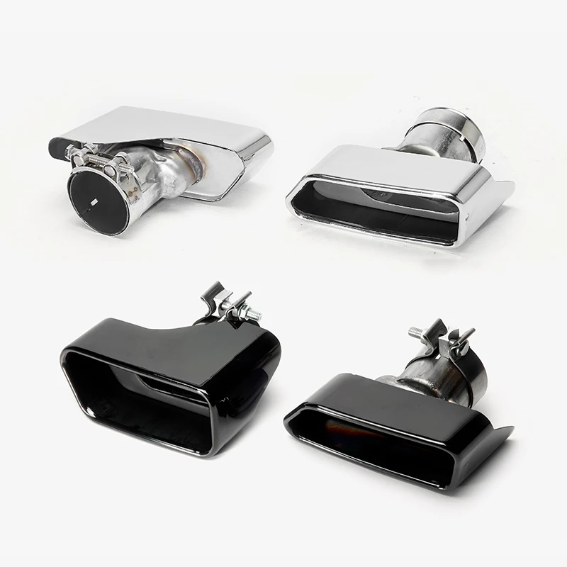 

Pair 304 Stainless Steel Exhaust End Muffler Pipe for BMW 5 Series F10 F18 535 GT550 640 Modified Style Car Rear Tail Tips