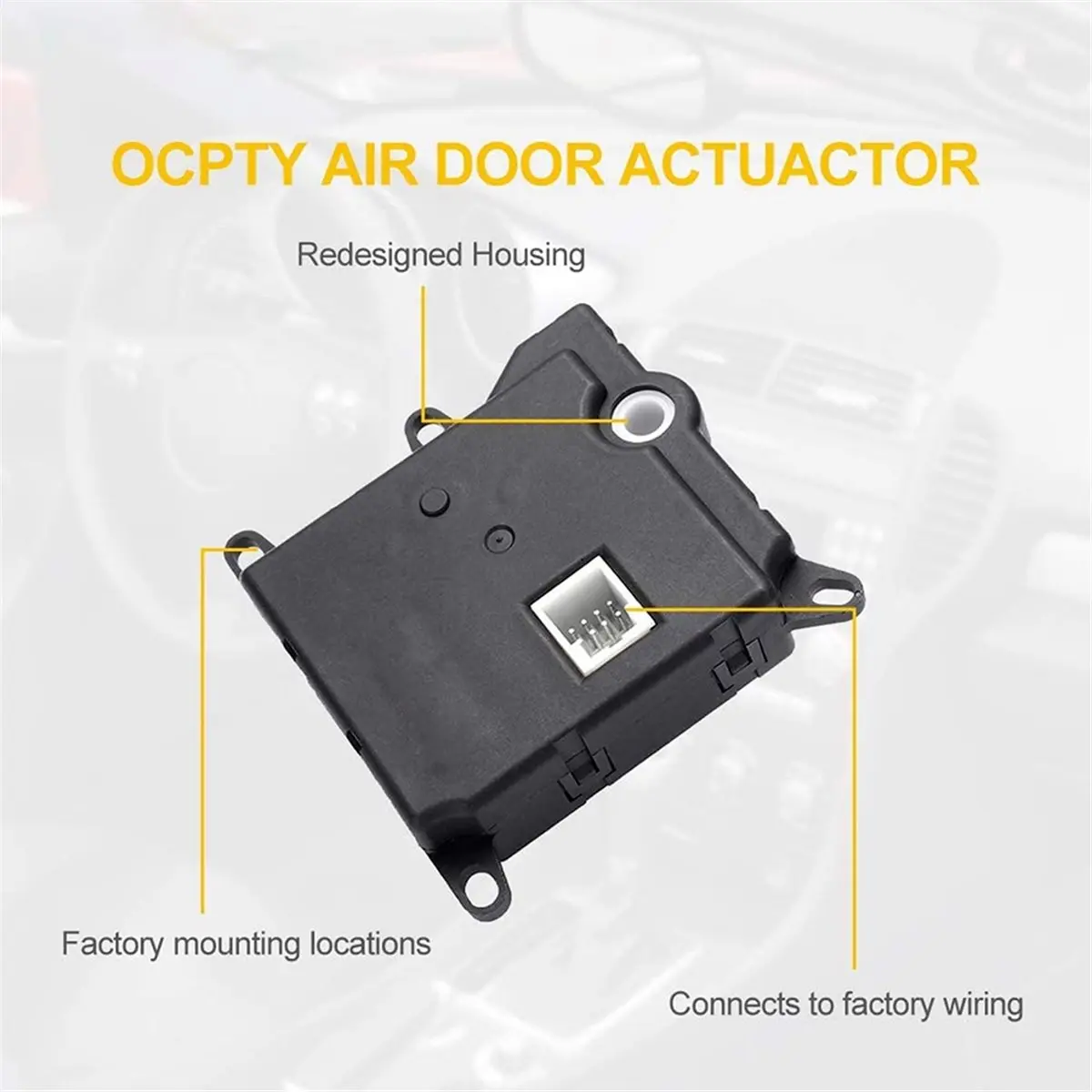 11-HVAC Heater Air Blend Door Actuator for Ford Explorer Lincoln Mercury F7DZ-19E616-BA F7DZ19E616BA 604-207