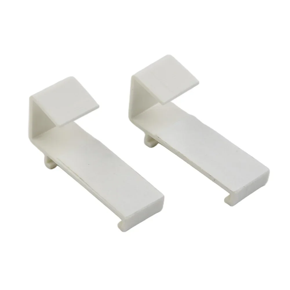 2/10/20PCS Curtain Drapery Clips Double Roller Blind Clamp Carrier Without Drilling Sash Door Holder 17mm Curtain Hook Accessory