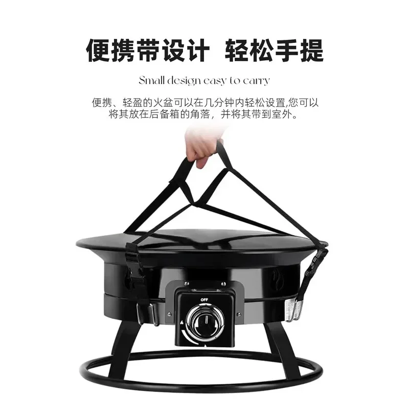 Outdoor craftsman roaster gas home patio field tent heating stove  gas outdoor smokeless bonfire stove