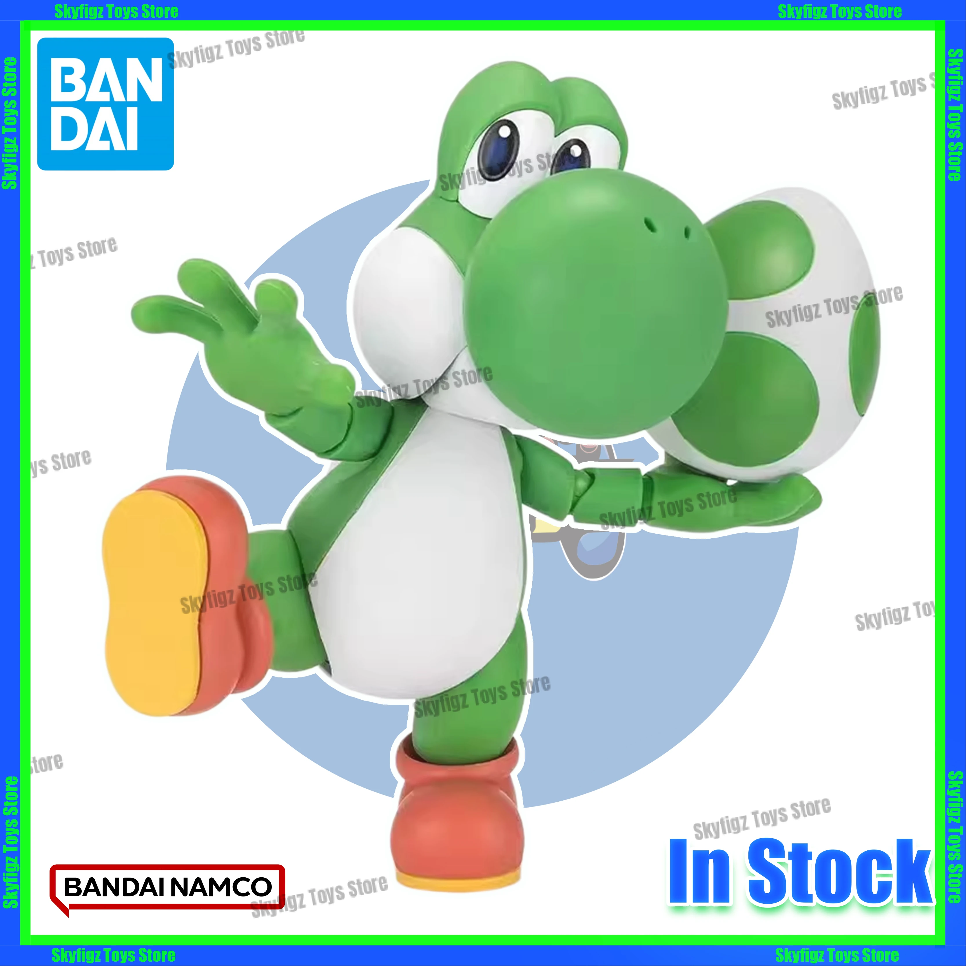

В наличии: Коллекционная подвижная фигурка Bandai SHF Super Mario Yoshi (готовая модель) – готовый товар, подарок для коллекционеров