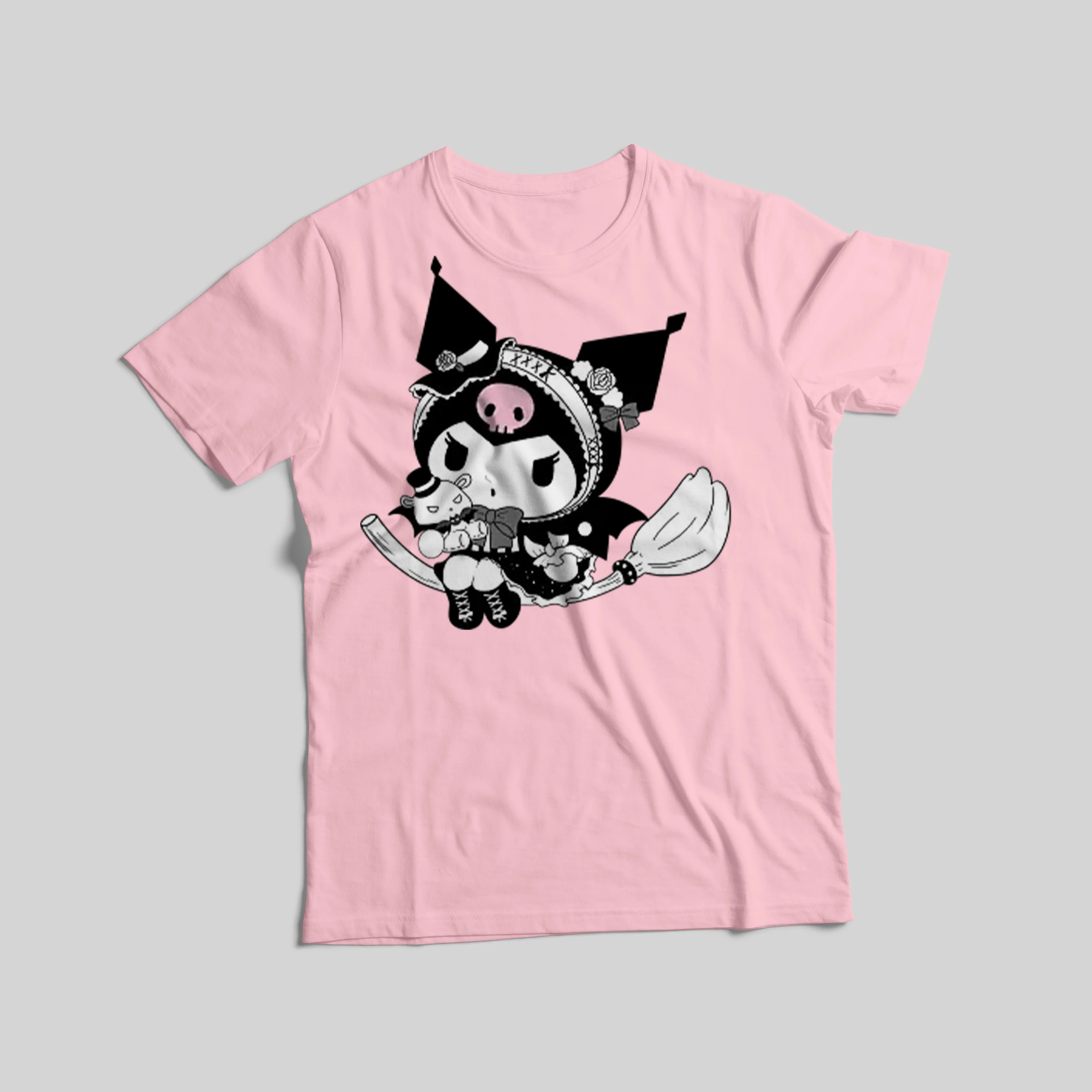 

Sanrio Series Printed T-shirts, 100% cotton, available in 8 colors, best-selling basic style Mommy and Me / women's clothing