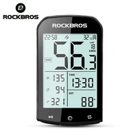 ROCKBROS M1 GPS bicicleta ordenador Bluetooth 5,0 ANT + velocímetro inalámbrico MTB bicicleta de carretera Ciclismo medidor de velocidad para Garmin Zwift