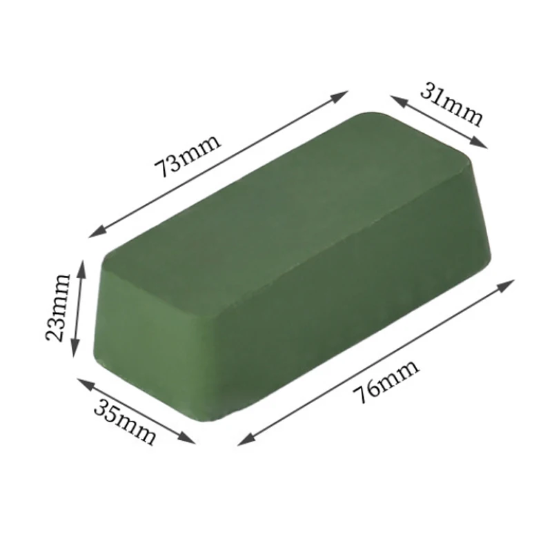 6Pcs Solide Polieren Paste Alumina Polieren Wachs Schleifmittel Für Edelstahl Metall Kupfer Aluminium Präzision Instrumente