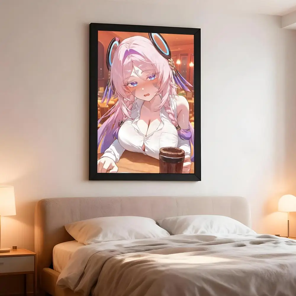 game character G-Genshin Impact Citlali Poster Artistic Instant Peel-Off Wall Decor Atmosphere Setter for Bedside & Shared Room