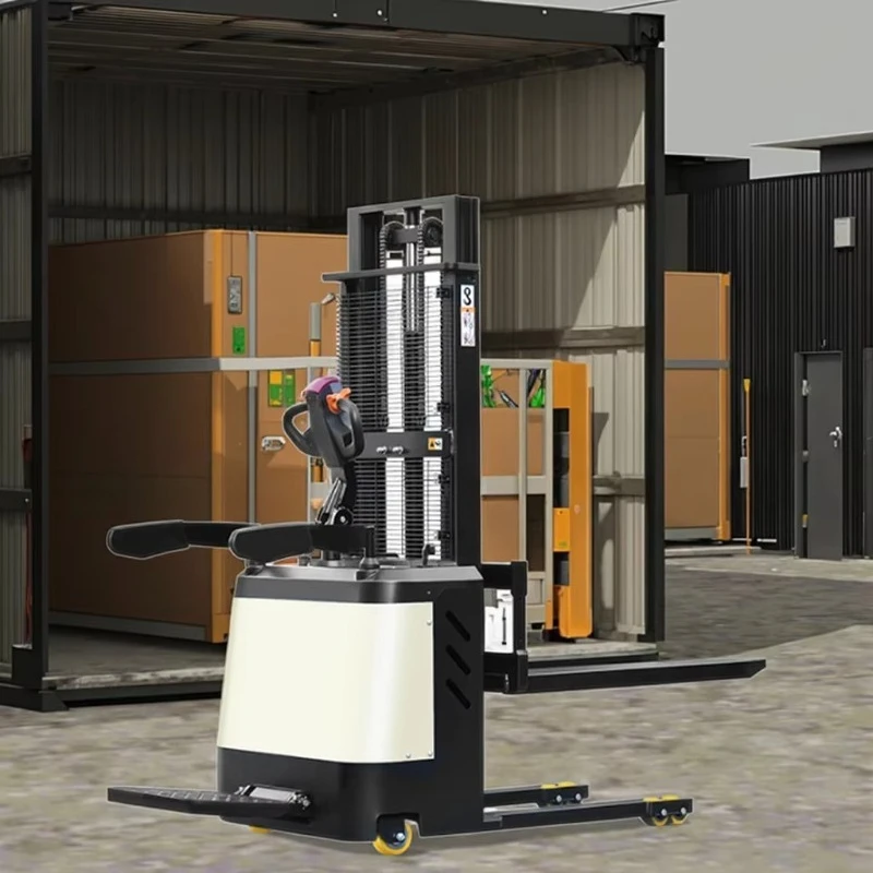 

HANGCHA Customizable 1.5 Ton Electric Pallet Stacker with Lead-Acid Battery 2m Lift for Retail Industries New Model