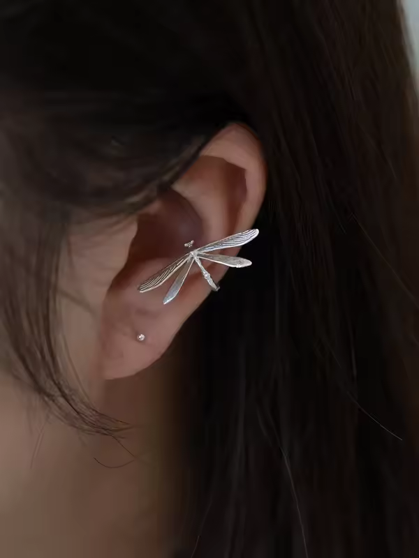 XIYANIKE Vintage Delicate Dragonfly No Hole Ear Bone Clip Earrings For Women New Fashion Jewelry Party Gift серьги жен - Image 4