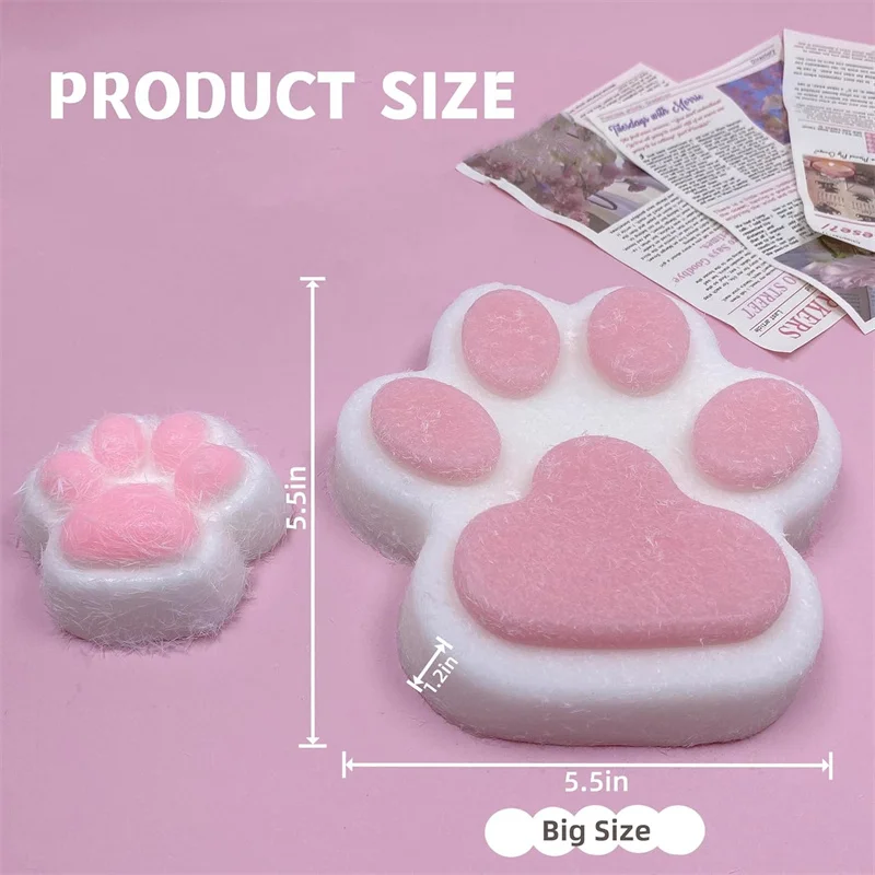 14 cm Kleurverloop Kat Poot Pinch Decompressie Speelgoed Squishy Fidget Speelgoed Relax Squeeze Speelgoed Trage Rebound Stress Kat Klauw Speelgoed