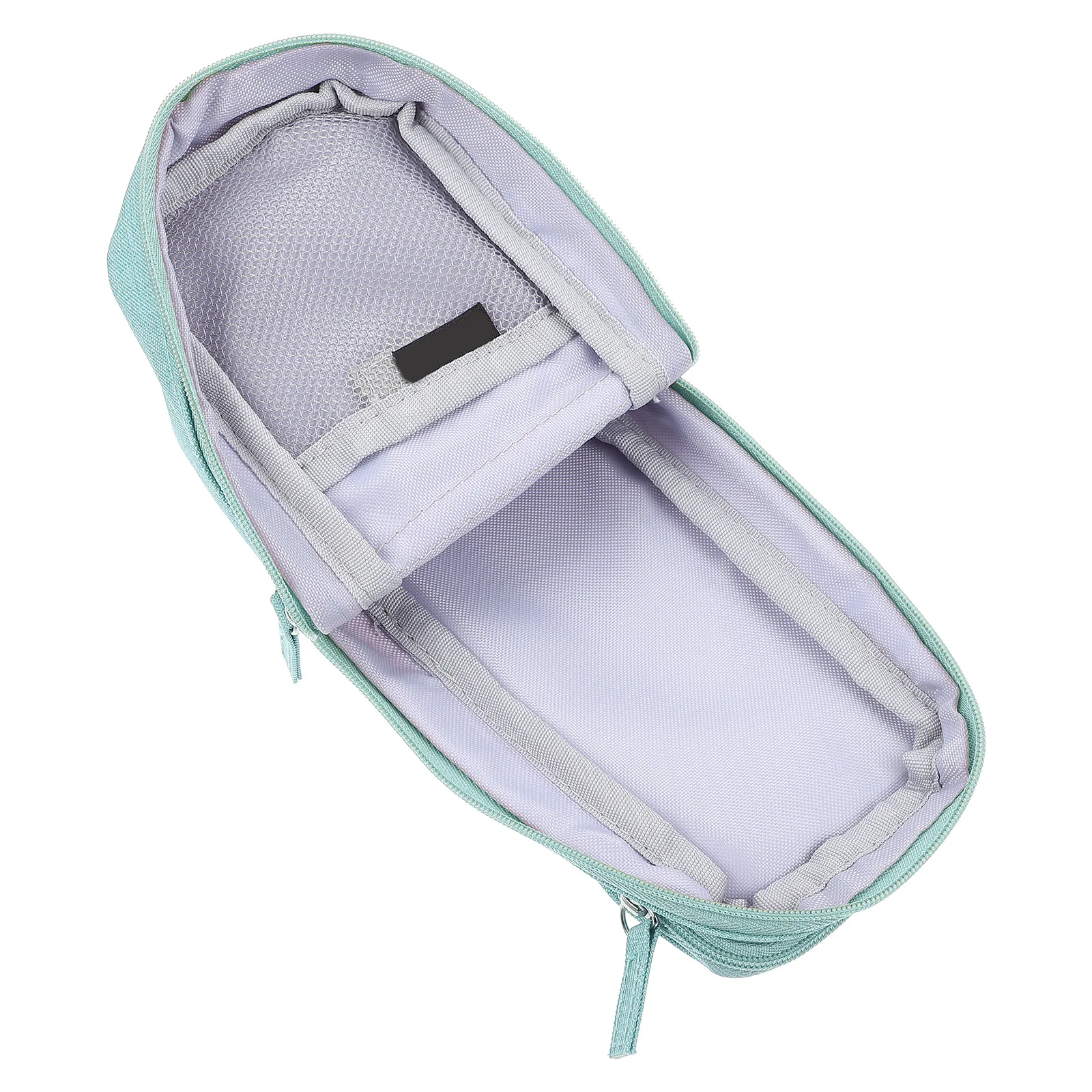 

Double Layer Multifunctional Pencil Storage Bag Fashion Zipper Large Capacity Pen Organizer for Students Teachers