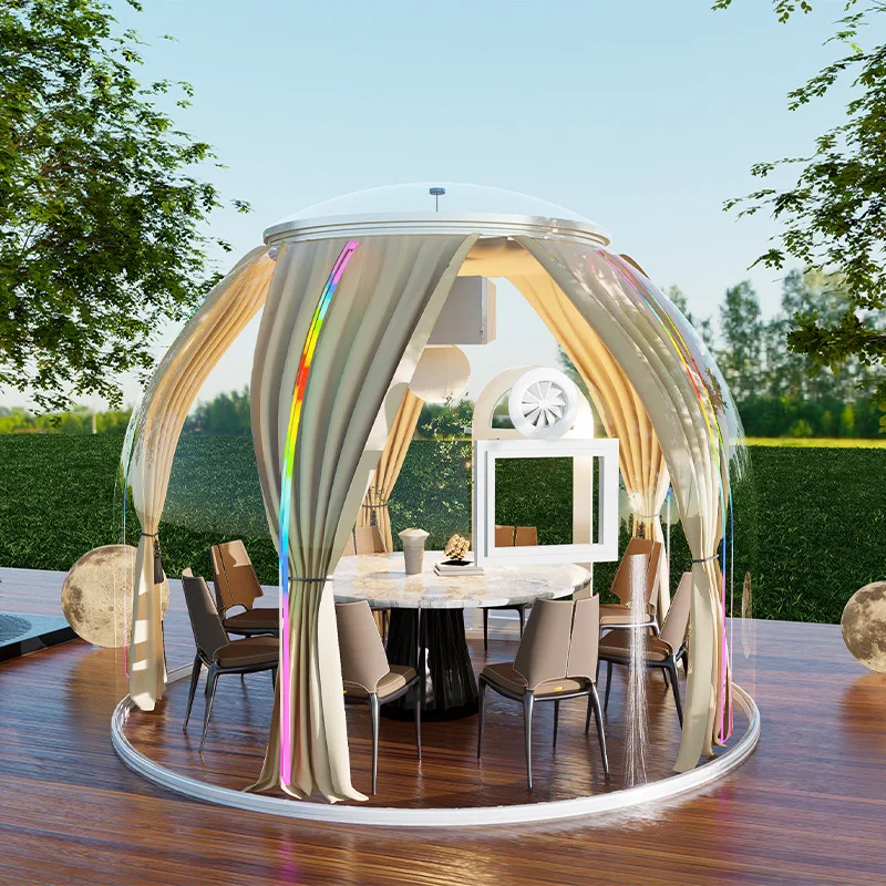 

Restaurant Outdoor Mobile PC Starry Sky Room Hotel Homestay Transparent House Internet Celebrity Bubble House Windproof, Rainpro