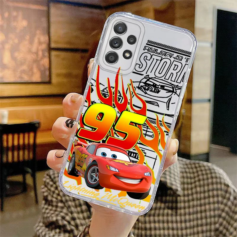 เคสโทรศัพท์ลายดิสนีย์ไลท์นิ่งแมคควีนสำหรับ Samsung Galaxy A14 A25 A33 A55 A23 A34 A35 A36 A13 A26 A24 A73 A54 A15 A56