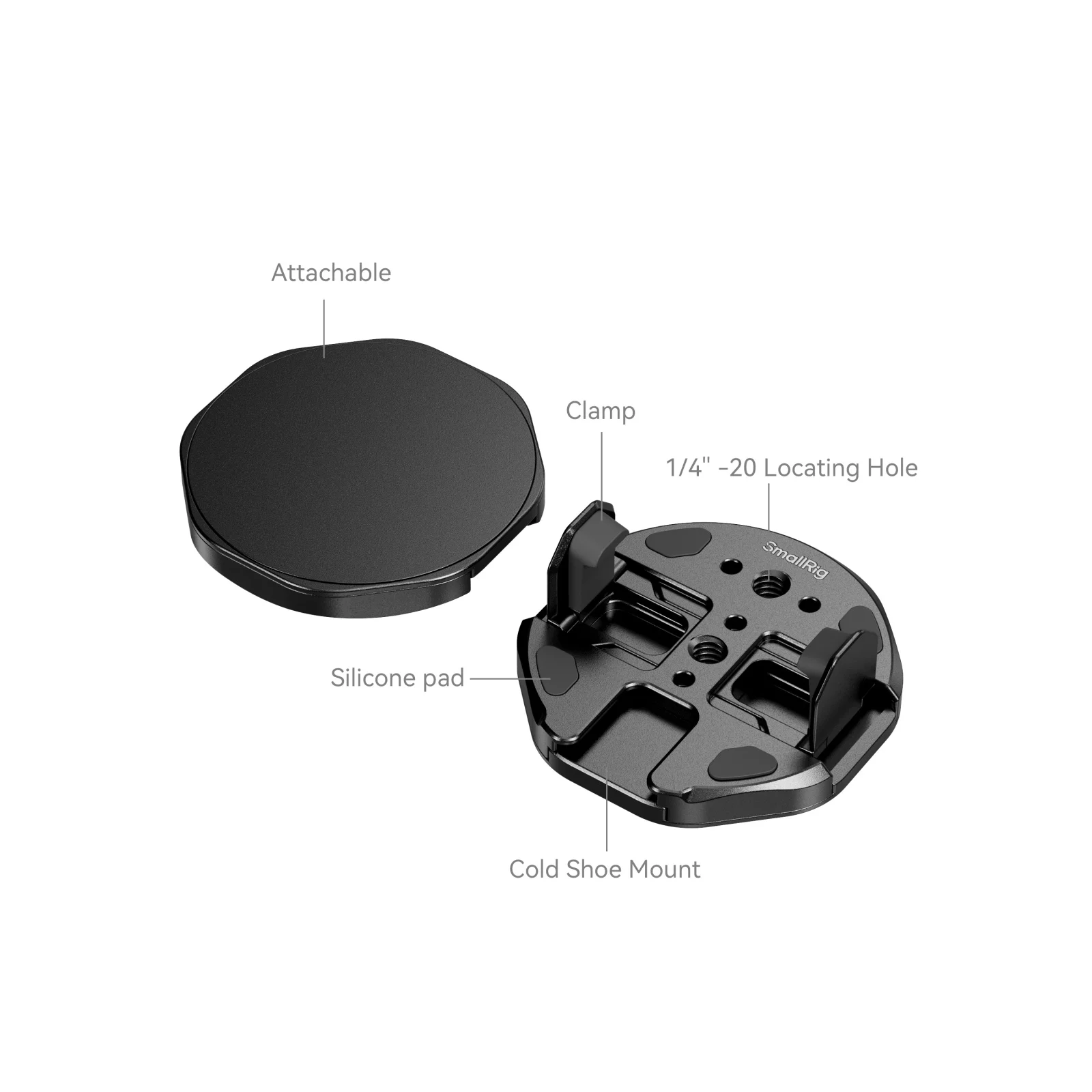 Suporte Magnético SmallRig para SSD Externo com Clampe para Telefone, Compatível com Samsung e SanDisk, Modelo 5157