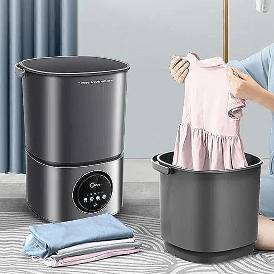 

Полуавтоматическая стиральная машина для домашнего белья с мини-ведро для стирки носков с дренажем