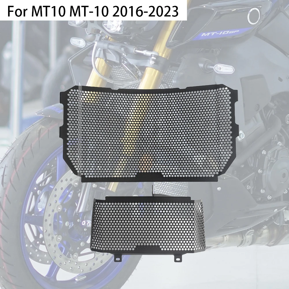 

For Yamaha MT10 MT-10 2016-2023 Motorcycle Radiator Guard Grill Cover Water Tank Cooler Bezel Protector