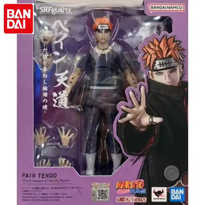 

In Stock Bandai Original Genuine S.H.Figuarts Naruto：Shippūden Anime Figure LPain Action Figure Toys for Boys Girls Kids Gift