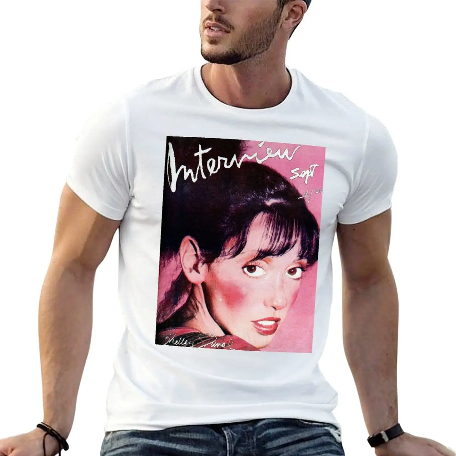 

Magazine designer Interview Vintage Duvall man shirt Shelley cotton man t T-Shirt for shirt t