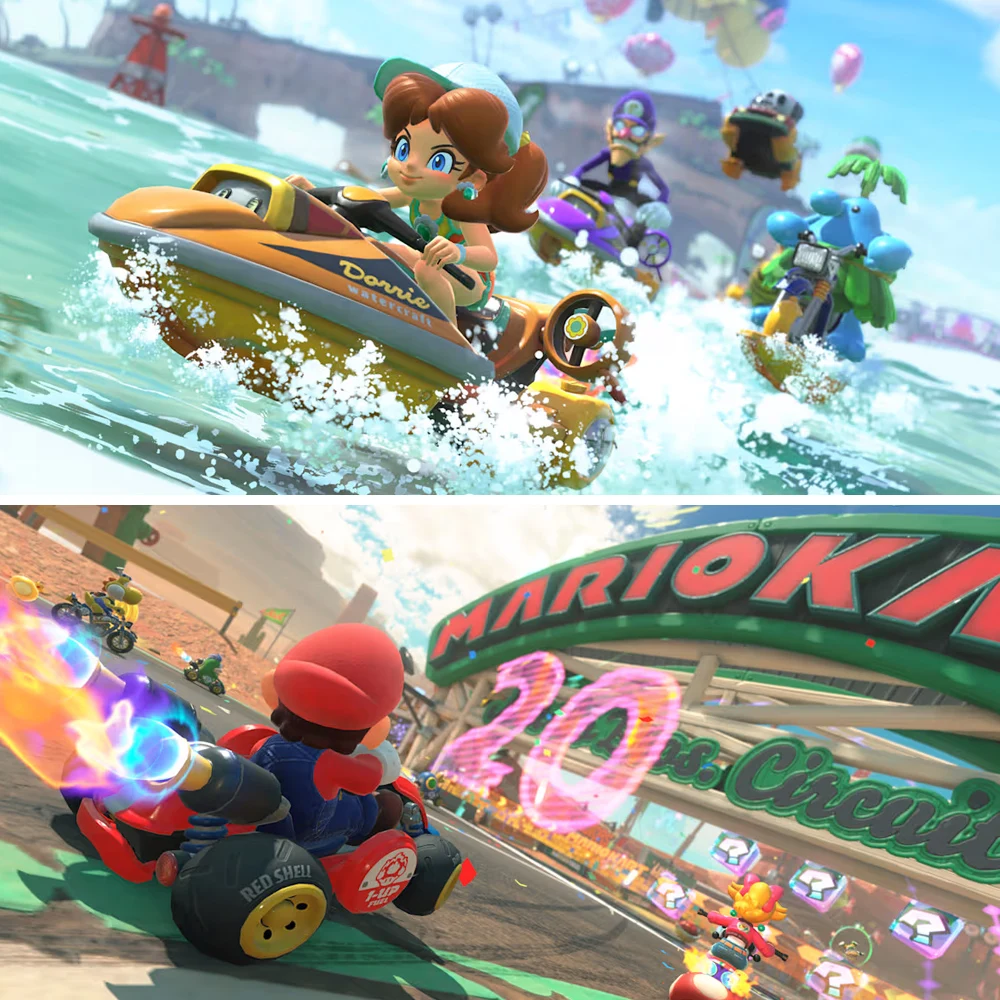 Mario Kart World Nintendo Switch 2 Juegos Ofertas Tarjeta de juego físico Soporte Multijugador en línea Mario Game Switch 2 Edition