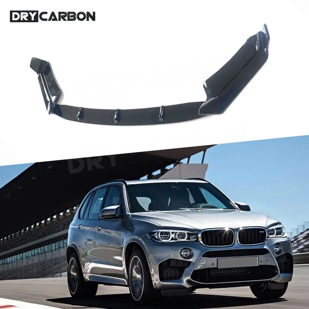 

for BMW F85 X5M F86 X6M 2015 2016 2017 2018 Front Lip Spoiler Diffuser Chin Front Bumper Lip Spoiler 3Pcs/set Front Bumper Guard