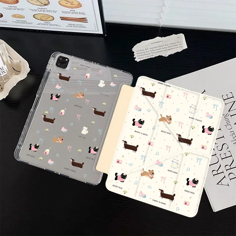 Anti-Bending 3+Y Fold Case For Xiaomi Pad 5/6/7 11 inch Redmi Pad SE 11 inch Redmi Pro2 2025 12.1 Redmi Pad Pro 12.1