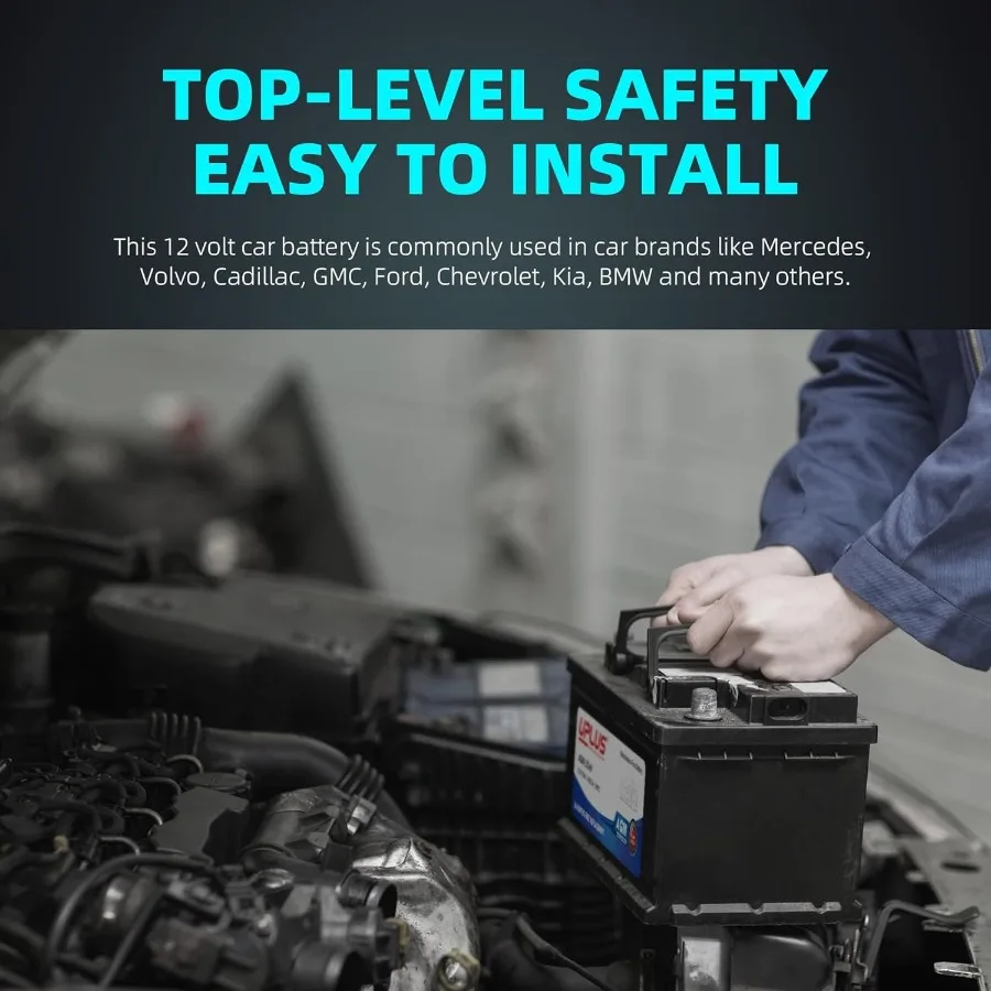 BCI Group 94R Car Battery AGM-L80-UP Maintenance Free 12V 80Ah Premium AGM Batteries H7 L4 Automotive Battery 850CCA 140R