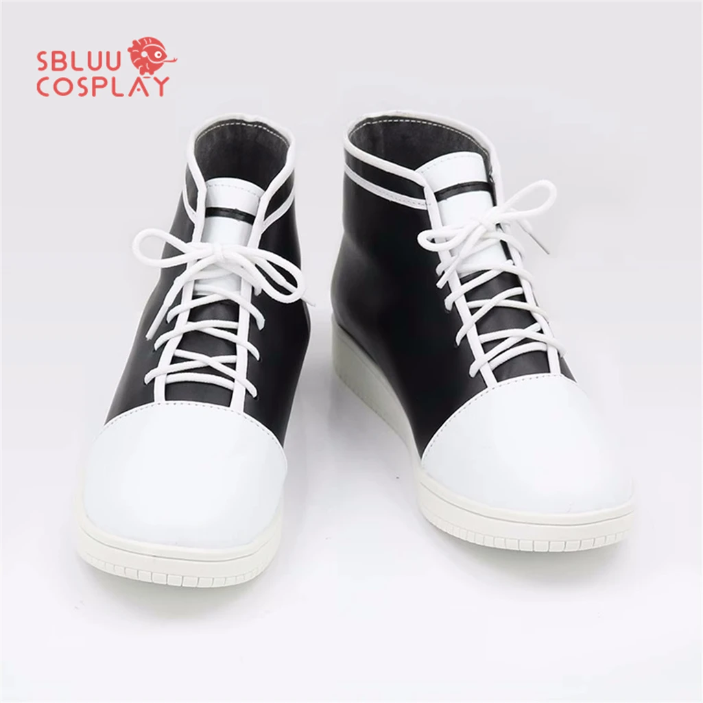 SBluuCosplay Virtual YouTuber Nekomata Okayu Scarpe Cosplay Stivali su misura