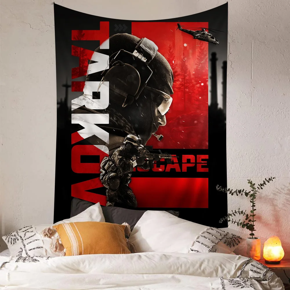 الهروب من نسيج تاركوف ، الطباعة الفنية ، نسيج الجدار الياباني ، تعليق الأنمي ، ديكور المنزل