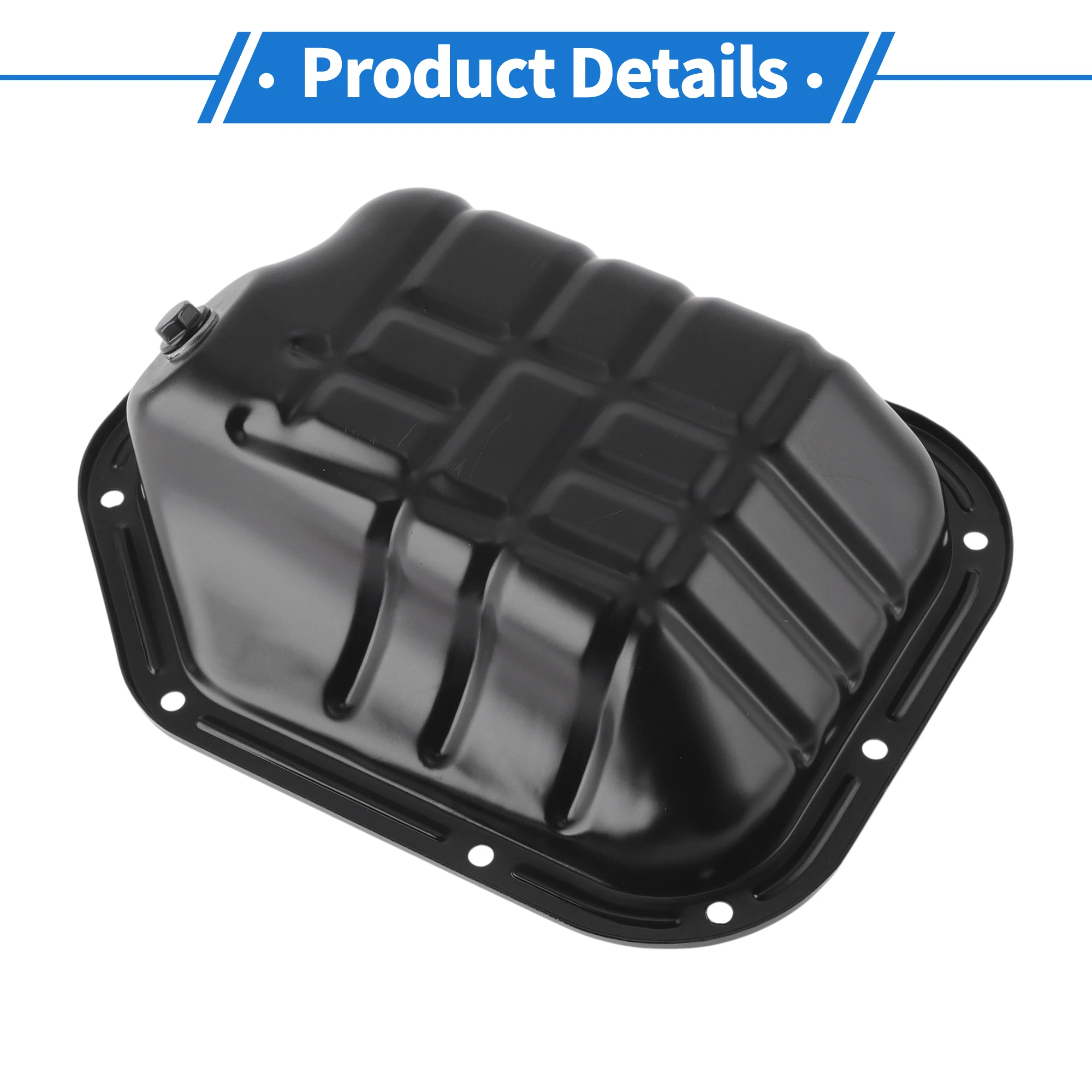 

UXCELL No.264534 Engine Oil Pan Oil Pan Sump Transmission Oil Pan for Nissan Maxima 2008-2018 V6 3.5L Aluminum Alloy Black
